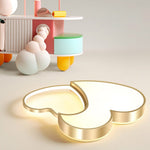 Nordic Creative Heart Shaped High Light Transmittance Led Dimmable Ceiling Lamps