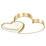 Nordic Creative Heart Shaped High Light Transmittance Led Dimmable Ceiling Lamps