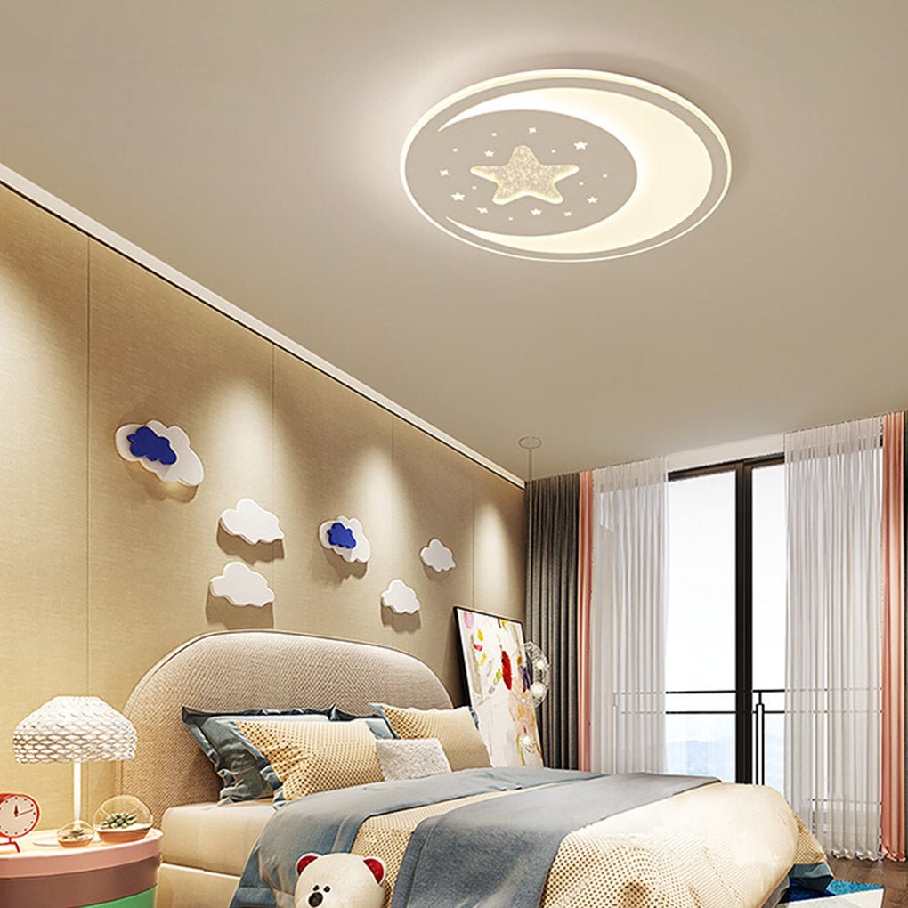 Nordic Creative Led Ultra Thin 3 Color Adjustable Ceiling Light With Remote Control