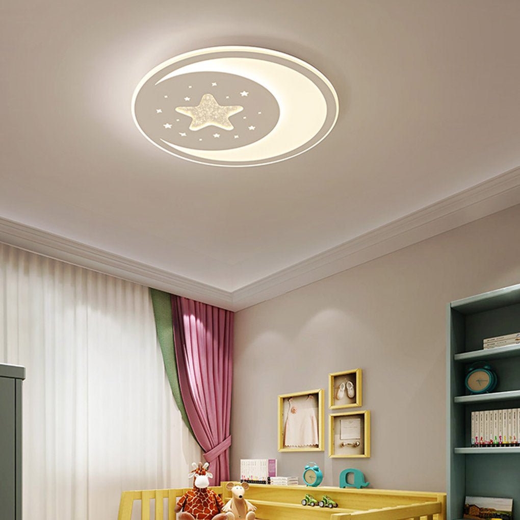 Nordic Creative Led Ultra Thin 3 Color Adjustable Ceiling Light With Remote Control