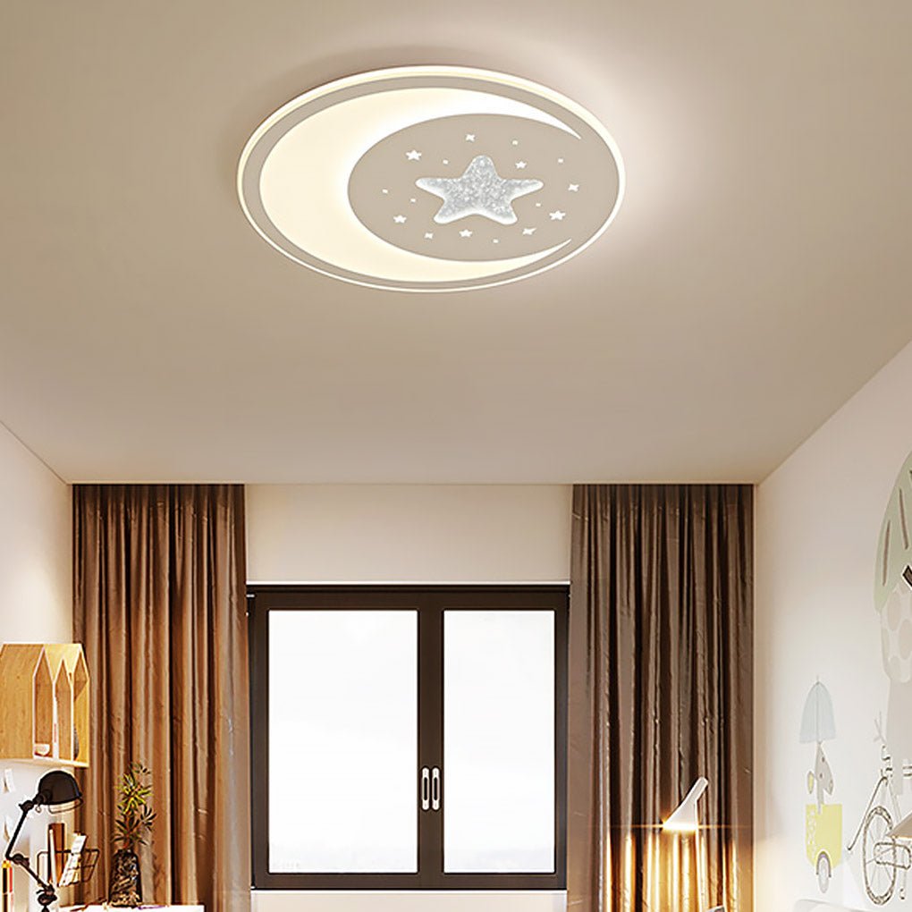 Nordic Creative Led Ultra Thin 3 Color Adjustable Ceiling Light With Remote Control