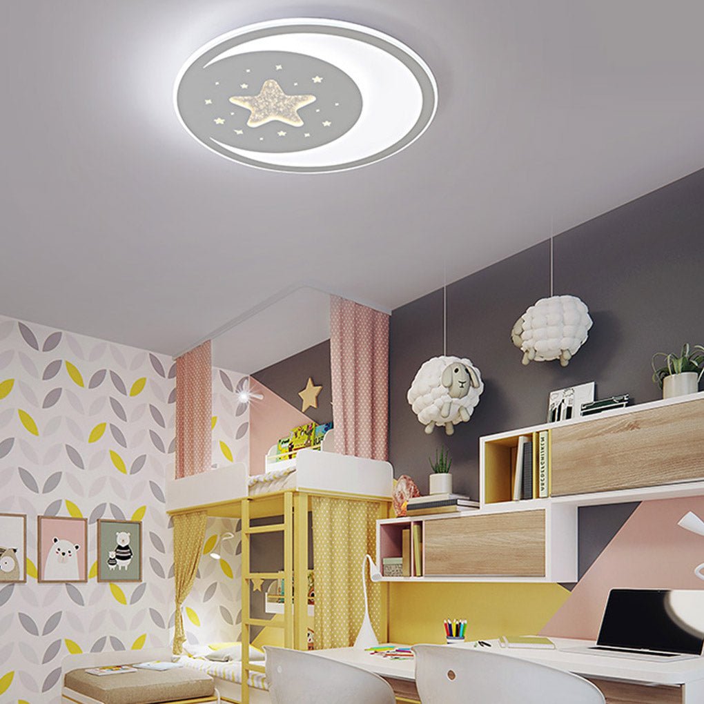 Nordic Creative Led Ultra Thin 3 Color Adjustable Ceiling Light With Remote Control