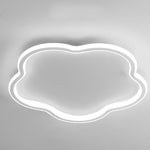 Nordic Creative Ultra Thin Cloud Shape Three Color Adjustable Led Ceiling Lamps