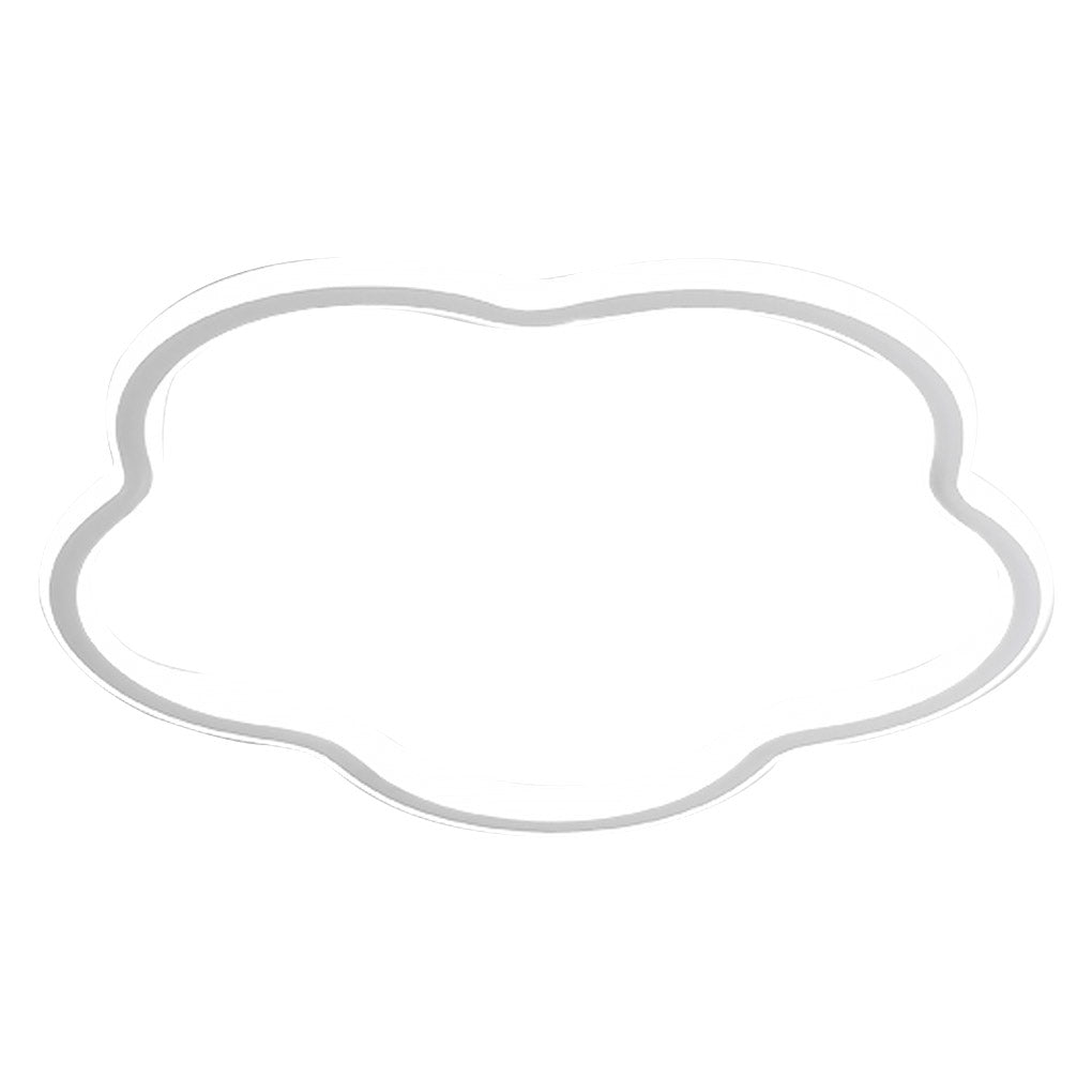 Nordic Creative Ultra Thin Cloud Shape Three Color Adjustable Led Ceiling Lamps