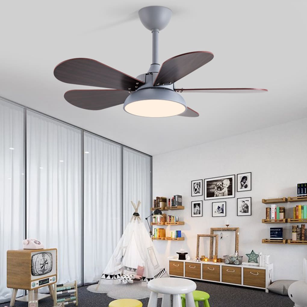 Creative Aircraft Shaped 6 Gear Frequency Conversion Led Ceiling Fan With Light 1
