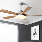 Nordic Frequency Conversion Dimmable Led Ceiling Fan Lamp With Remote Control