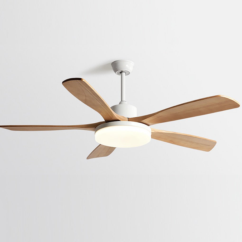 Nordic Frequency Conversion Dimmable Led Ceiling Fan Lamp With Remote Control