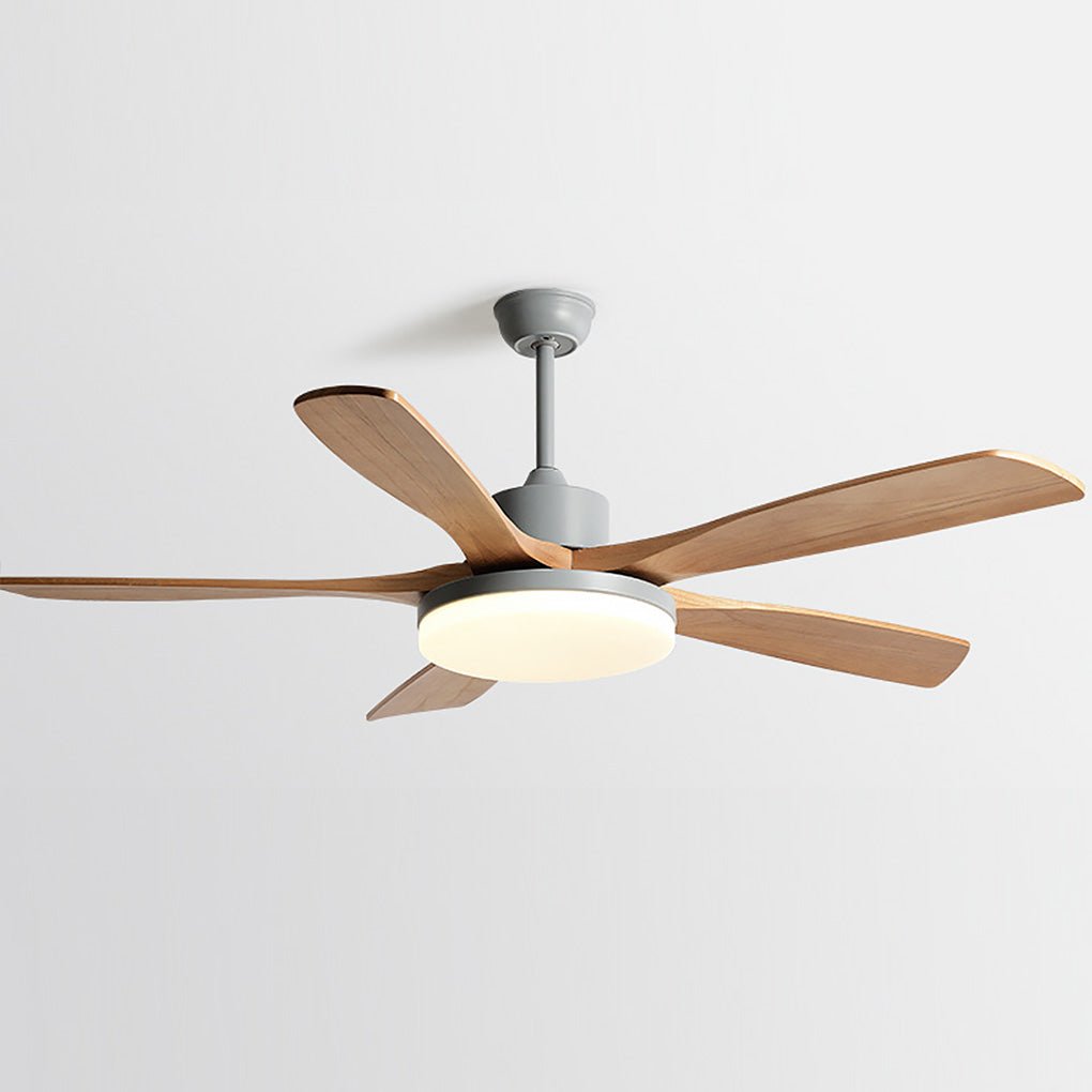 Nordic Frequency Conversion Dimmable Led Ceiling Fan Lamp With Remote Control