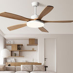 Nordic Frequency Conversion Dimmable Led Ceiling Fan Lamp With Remote Control