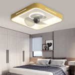 Nordic Inverter Ceiling Fan Light Ultra Thin Silent Ceiling Fan Lamp Intelligent