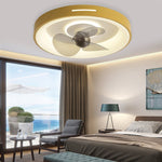 Nordic Inverter Ceiling Fan Light Ultra Thin Silent Ceiling Fan Lamp Intelligent