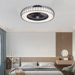 Nordic Invisible Fan Blades Stepless Dimming Integrated Ceiling Fan Lamp