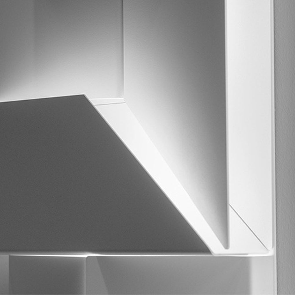 Nordic Minimalist Art Geometric Design Stepless Dimming Led Wall Lamp For Living Room