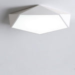 Nordic Minimalist Creative Geometric Led Three Color Dimming Ceiling Lamp
