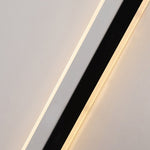 Nordic Minimalist Vertical LED Wall Sconce with Dual Light Strips