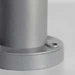 Nordic Round LED Outdoor Wall Sconce and Post Light in Die-Cast Aluminum