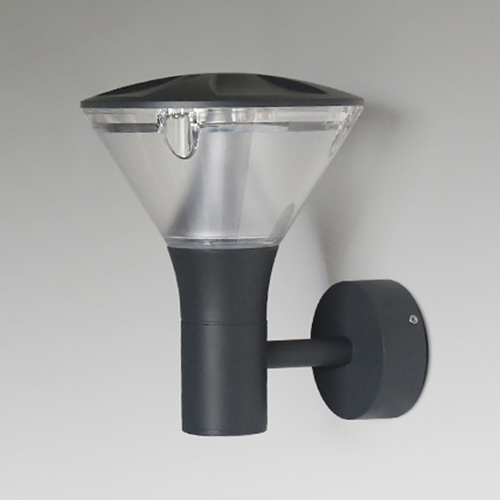 Nordic Round LED Outdoor Wall Sconce and Post Light in Die-Cast Aluminum