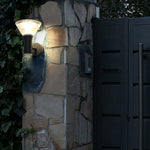 Nordic Round LED Outdoor Wall Sconce and Post Light in Die-Cast Aluminum
