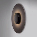 Nordic Minimalist Round Background Decorative Led Wall Lamp For Living Room Bedside