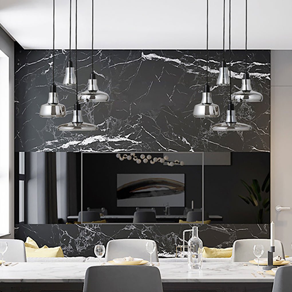 Nordic Minimalist Shadow Glass Pendant Light Led Hanging Lighting For Living Room Bar