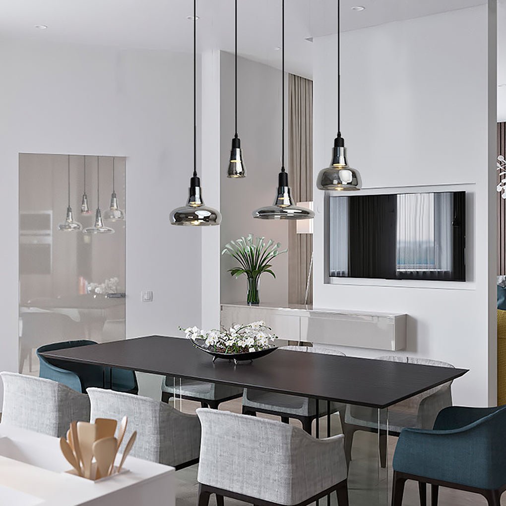 Nordic Minimalist Shadow Glass Pendant Light Led Hanging Lighting For Living Room Bar