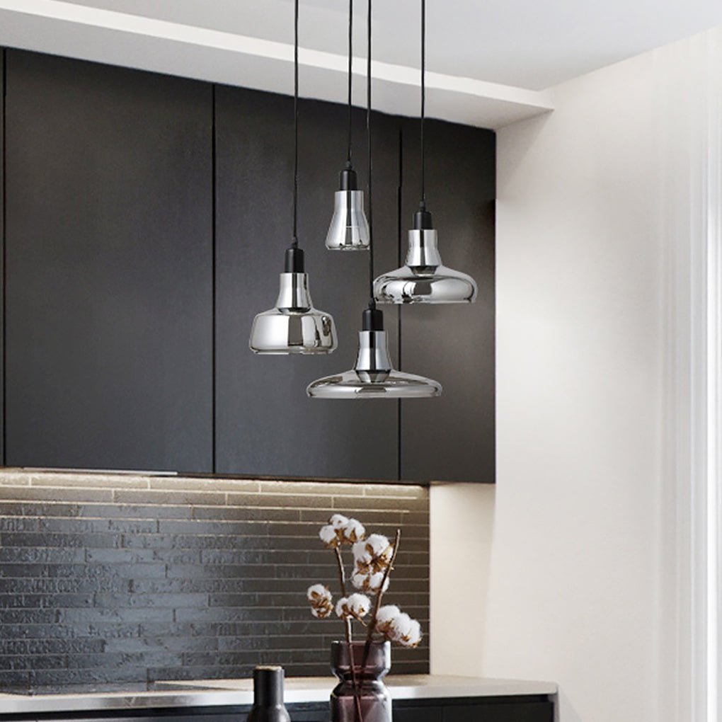 Nordic Minimalist Shadow Glass Pendant Light Led Hanging Lighting For Living Room Bar