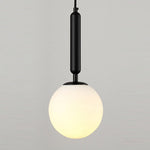 Nordic Minimalist Water Pattern Glass Led Pendant Light For Bedroom Bedside Bar