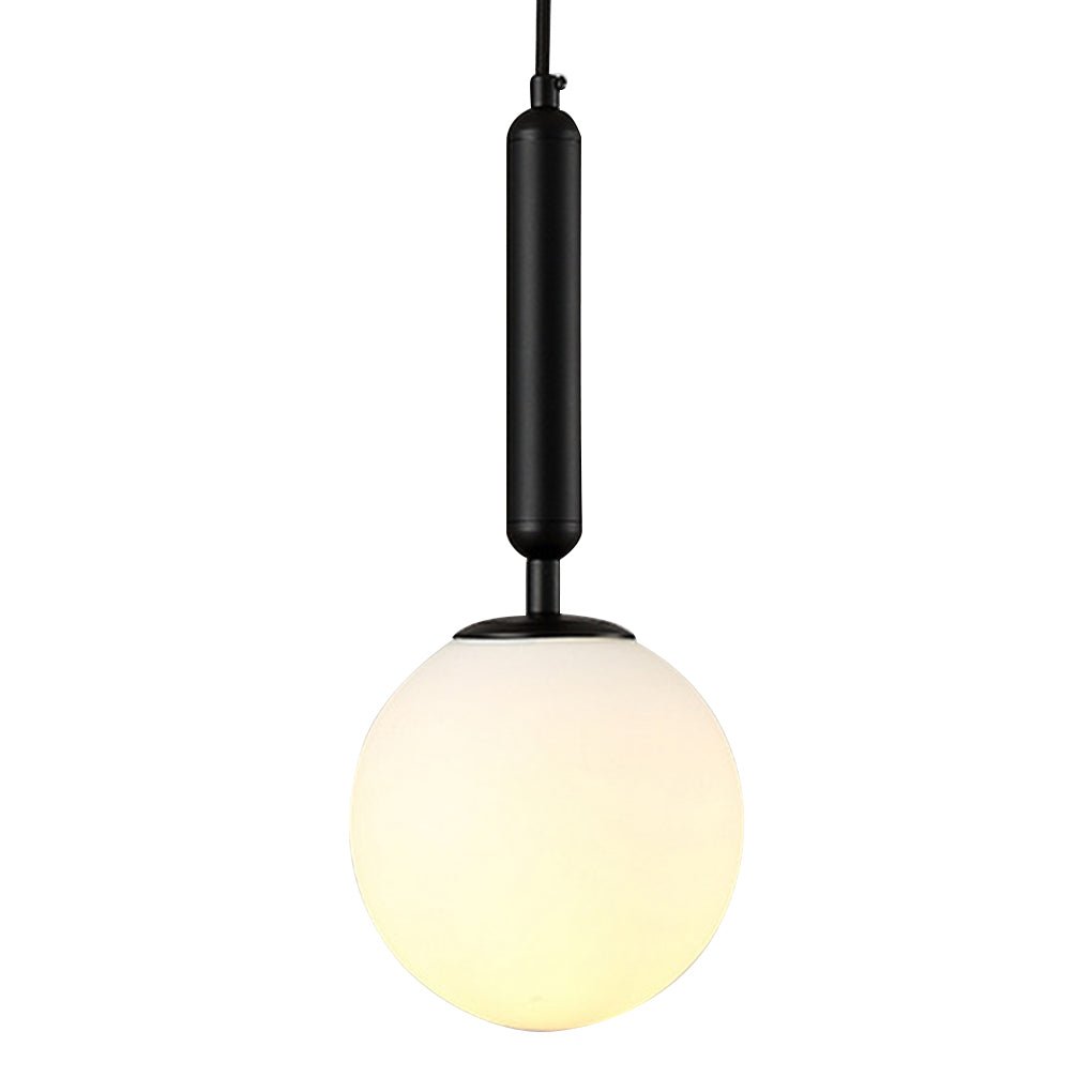 Nordic Minimalist Water Pattern Glass Led Pendant Light For Bedroom Bedside Bar