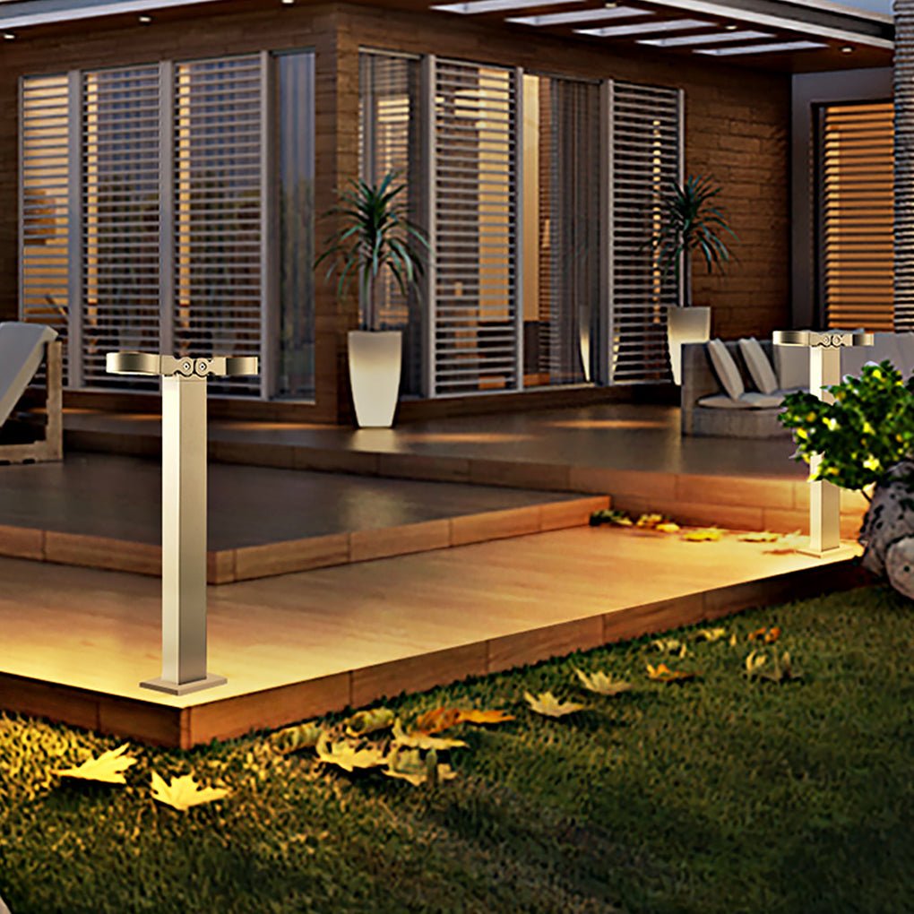 Nordic Minimalist Adjustable LED Lawn Light for Modern Landscapes