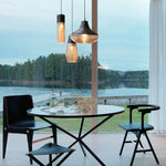 Nordic Spiral Glass Pendant Chandelier for Modern Dining Room and Bedroom