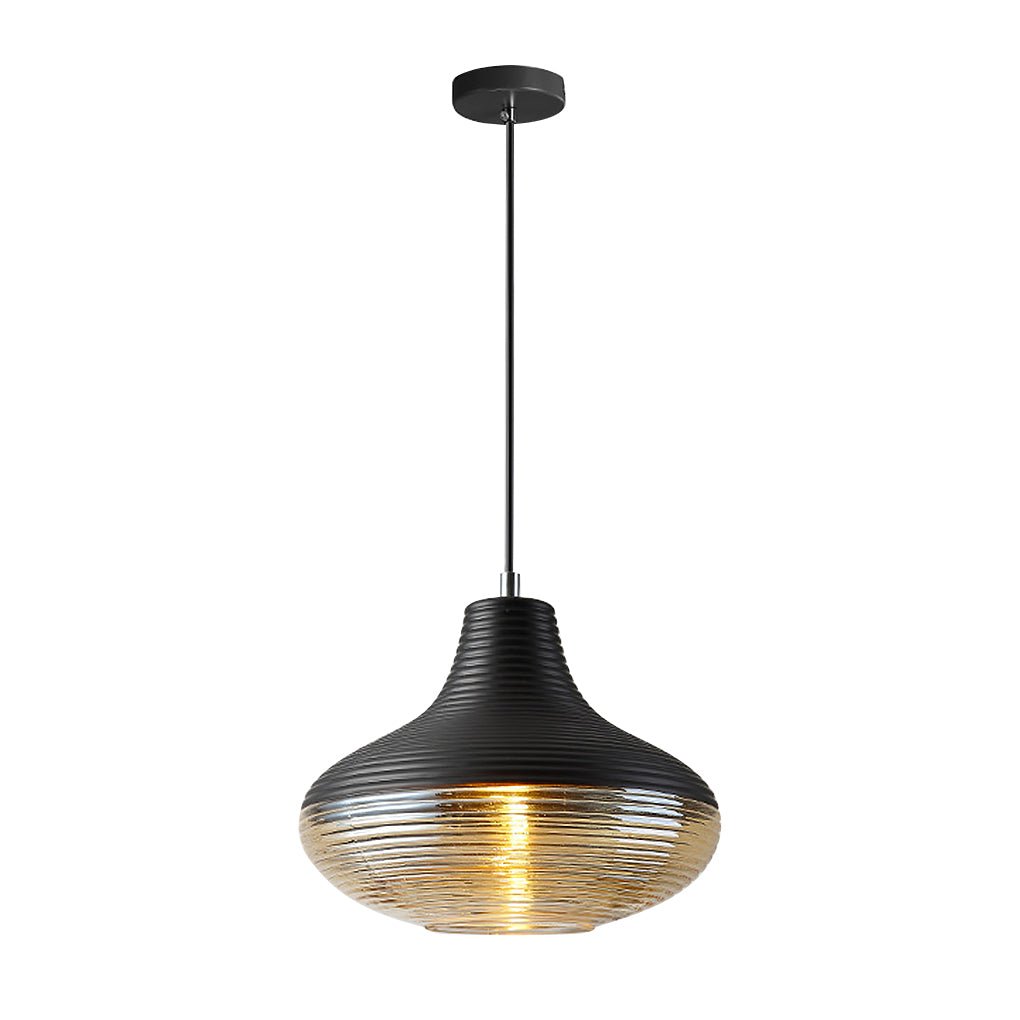 Nordic Spiral Glass Pendant Chandelier for Modern Dining Room and Bedroom