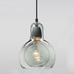 Nordic Post Modern Minimalist Glass Chandelier For Bedside Entryway Bar