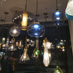 Nordic Postmodern Minimalist Warm Light Led Glass Pendent Lighting For Bedside Dinning Table