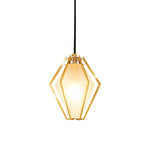 Nordic Postmodern Personality Art Glass Pendant Light For Bedside Bar