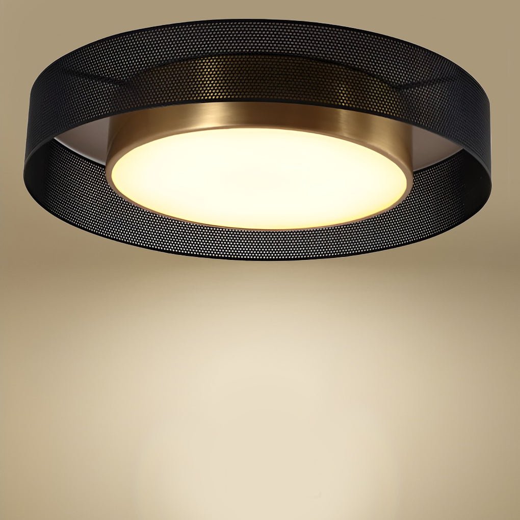 Nordic Round Dimmable Led Ceiling Lights Flush Mount Lighting With Remote Control