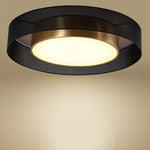 Nordic Round Dimmable Led Ceiling Lights Flush Mount Lighting With Remote Control