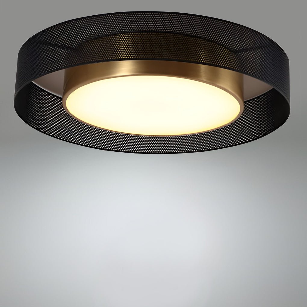 Nordic Round Dimmable Led Ceiling Lights Flush Mount Lighting With Remote Control