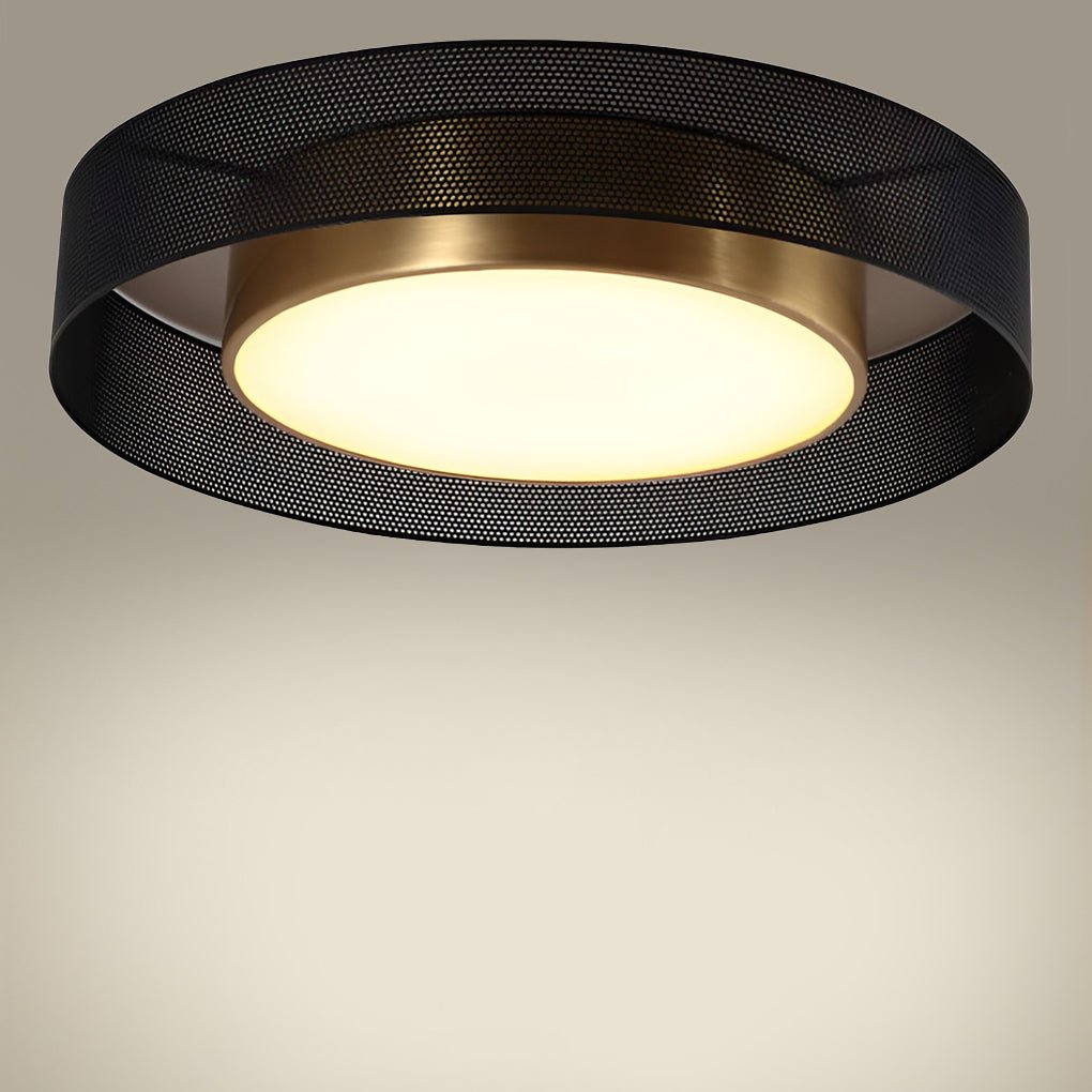Nordic Round Dimmable Led Ceiling Lights Flush Mount Lighting With Remote Control