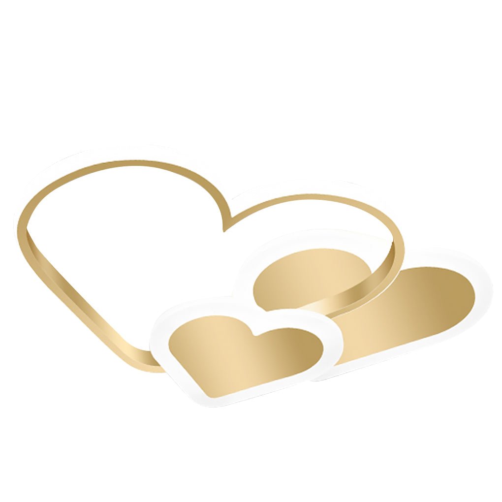 Nordic Style Creative Heart Shape Ins Style Led Ceiling Lighting For Kids Room