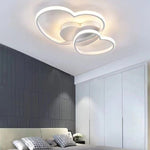 Nordic Style Creative Heart Shape Ins Style Led Ceiling Lighting For Kids Room