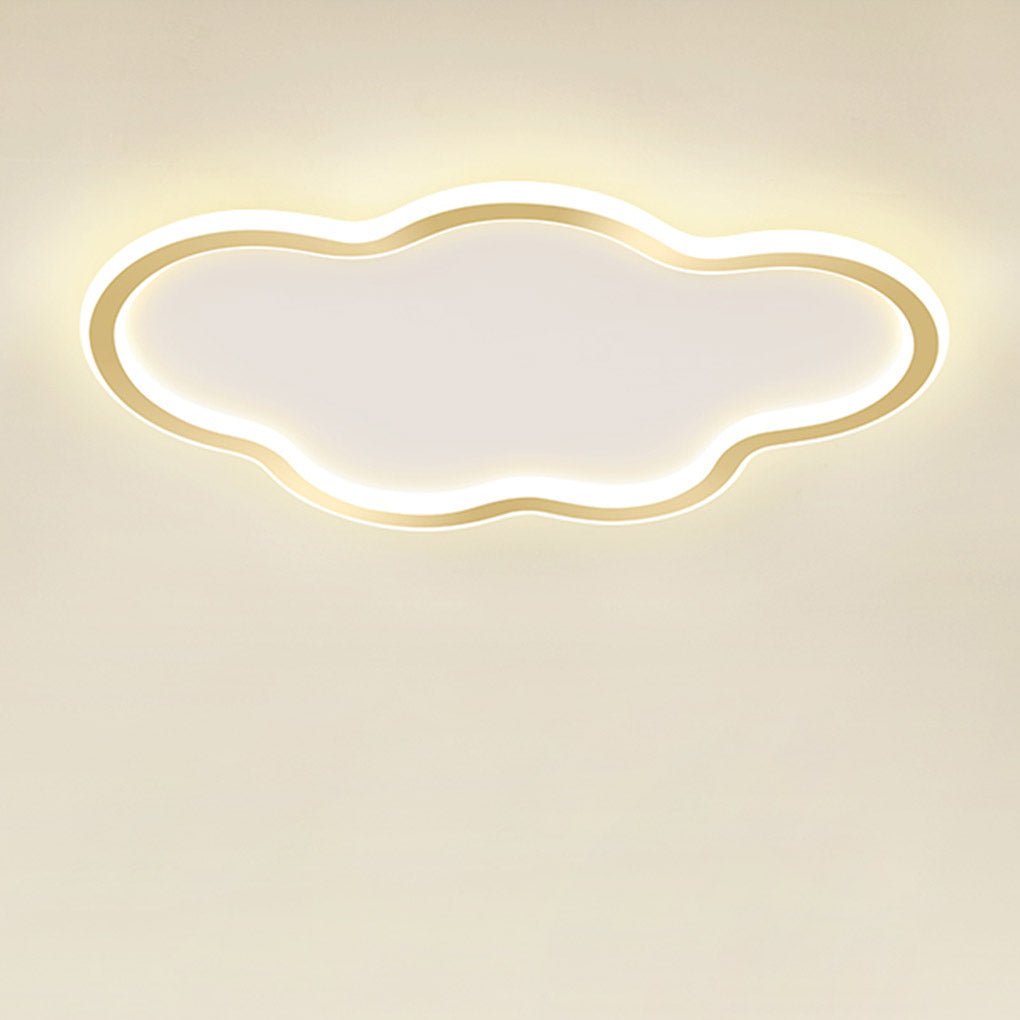 Nordic Ultra Thin Arc Design Cloud Energy Saving Led Decorative Ceiling Lamps