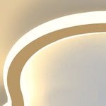 Nordic Ultra Thin Arc Design Cloud Energy Saving Led Decorative Ceiling Lamps