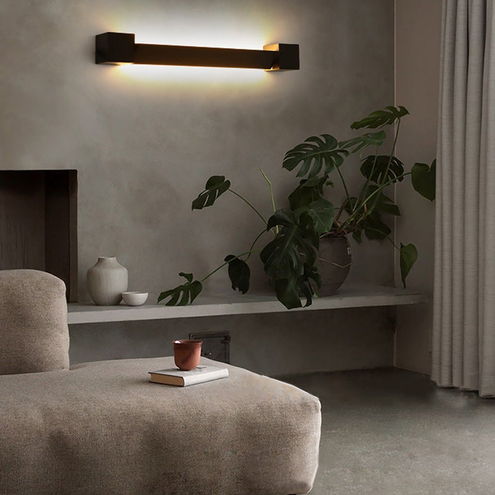 Modern Rotating LED Wall Sconce | Minimalist Nordic Light Bar