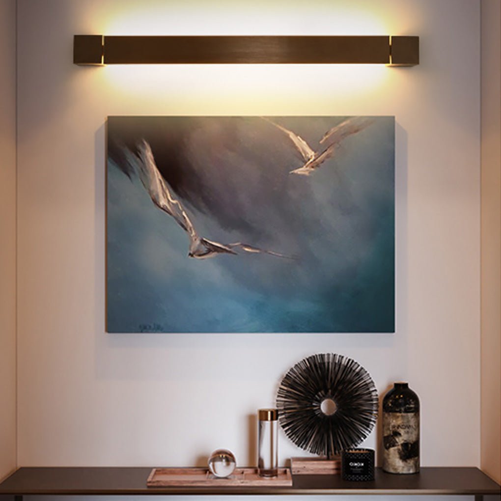 Modern Rotating LED Wall Sconce | Minimalist Nordic Light Bar