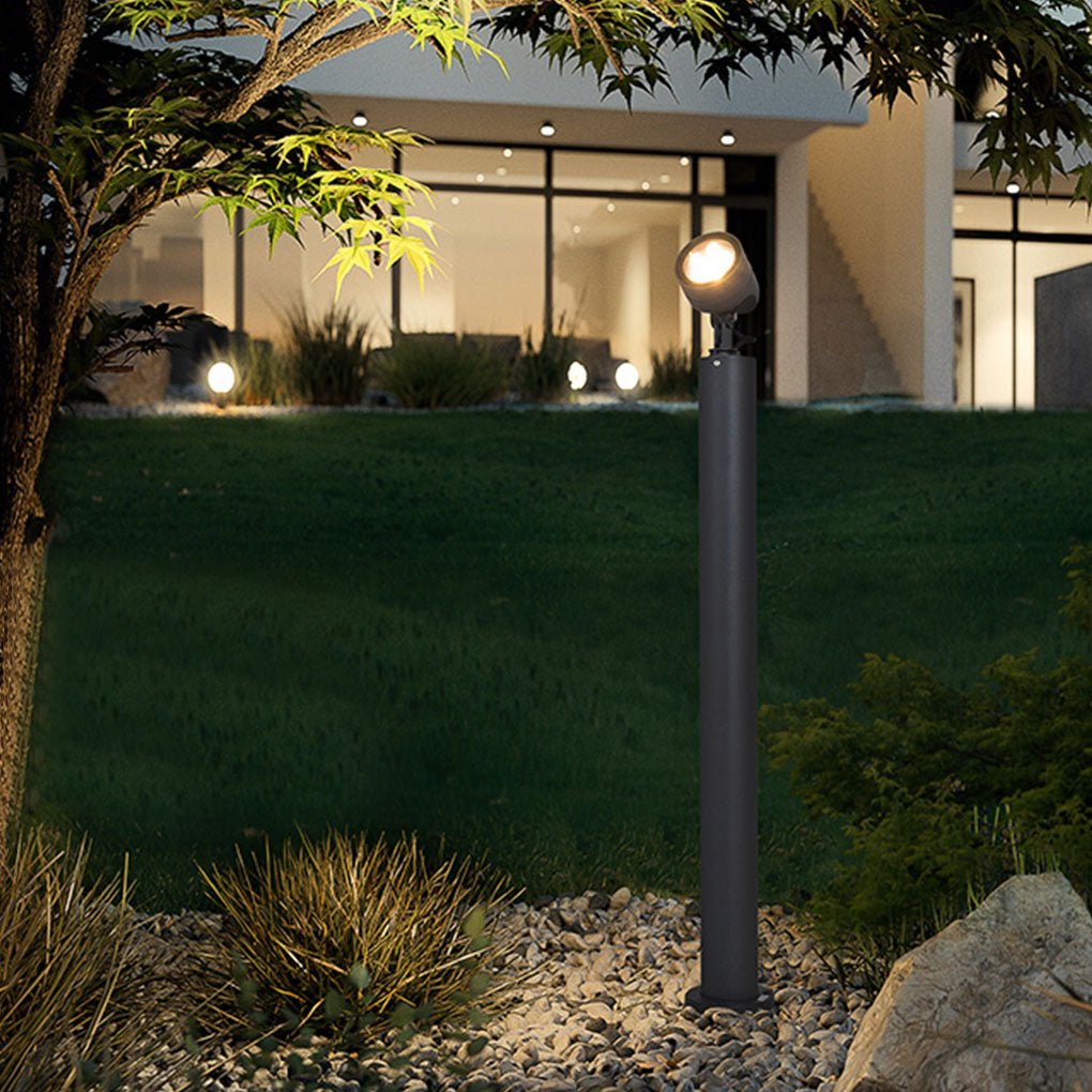 Nordic Minimalist LED Garden Spotlight with Post, IP65 Waterproof