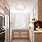 Lumina Drum LED Flush Mount Ceiling Light in Nordic Metal