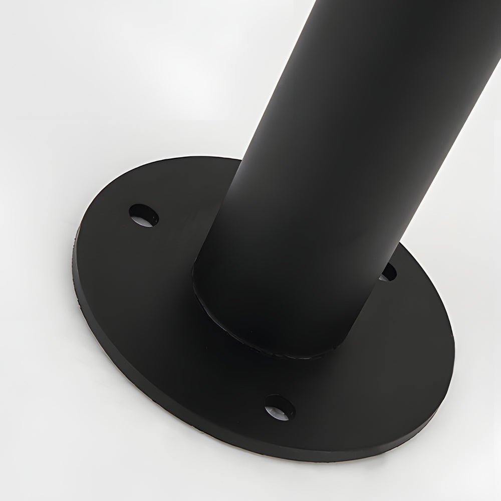 Nut LED Outdoor Path Light – Modern Landscape Bollard in Matte Black
