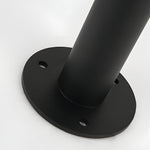 Nut LED Outdoor Path Light – Modern Landscape Bollard in Matte Black