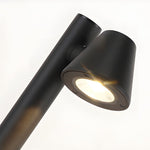 Nut LED Outdoor Path Light – Modern Landscape Bollard in Matte Black
