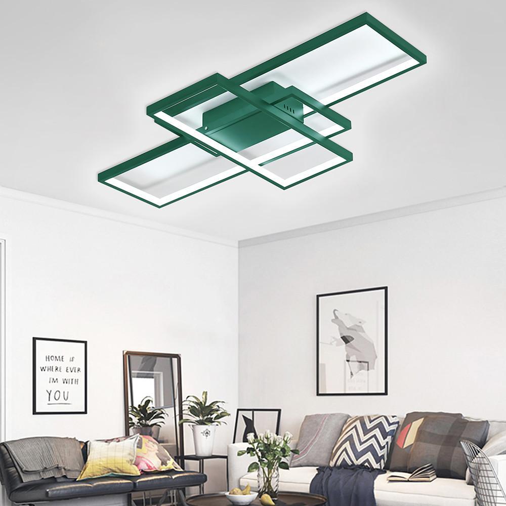Abstract Rectangles LED Flush Mount Ceiling Light in Modern Minimalist Style